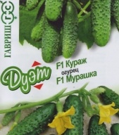 Огурец F1 Кураж+ F1 Мурашка "Гавриш"