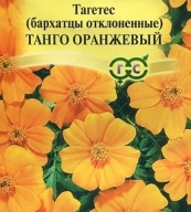 Бархатцы отклоненные тагетес Танго оранжевый  "Гавриш"