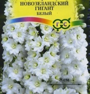 Дельфиниум новозеландский гигант Белый "Гавриш"