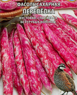 Фасоль сахарная Перепелка "Premium Seeds"