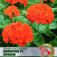 Пеларгония садовая Мэверик F оранж "Биотехника"