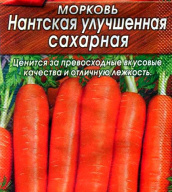 Морковь Нантская улучшенная сахарная  "Аэлита"