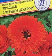 Календула лекарственная "Красная с черным центром" "Престиж семена"