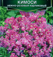 Львиный зев Кимоси нежно - розовый карликовый  "Аэлита"