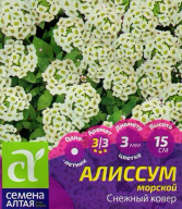 Алиссум морской Снежный ковер "семена Алтая"